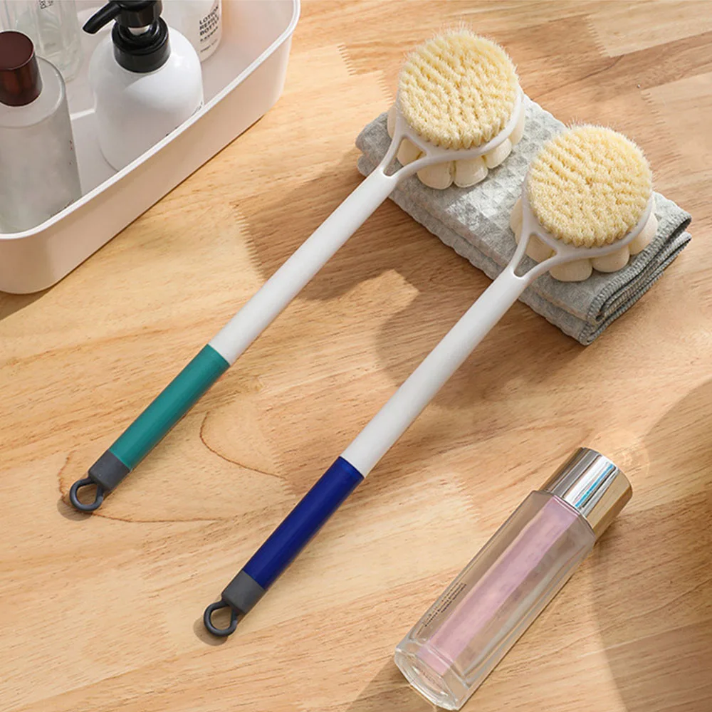 Bath Brush With Warm And Non Irritating Bristles Fits The Back Size 39  7  9cm Material Pppe Nylon Shower Brushes 4 Colors