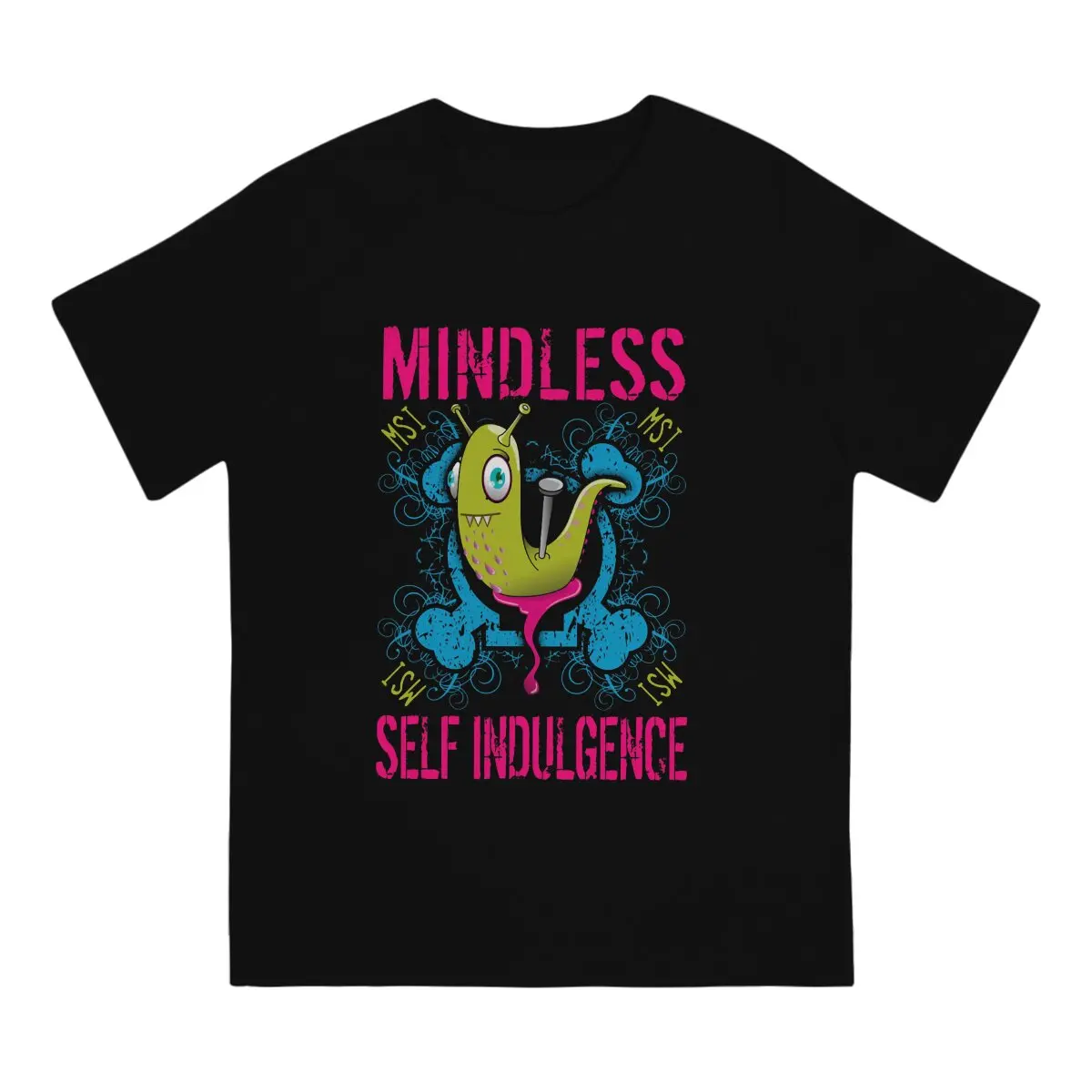 Men T-Shirts Punk Band Casual Pure Cotton Tee Shirt Short Sleeve Mindless Self Indulgence T Shirts Round Neck Tops Original