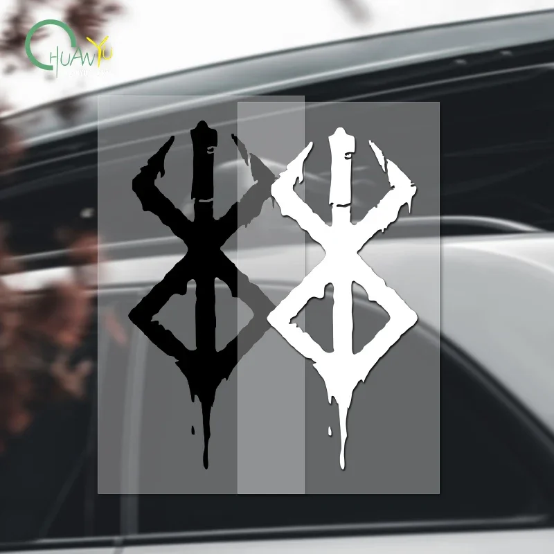 Personalized Creative Warrior Sword Wind Legend Car Sticker Waterproof Scratch Proof Vinyl Decal Auto Exterior Decor Accessories