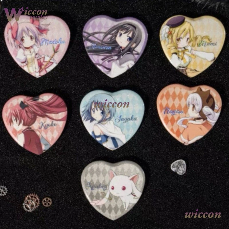 1.46in*0.81in Magi Madoka Magica Cosplay Prop Soul Gemstone Jewelry Pendant Necklace 5Color Role-Playing DIY Parts Accessory