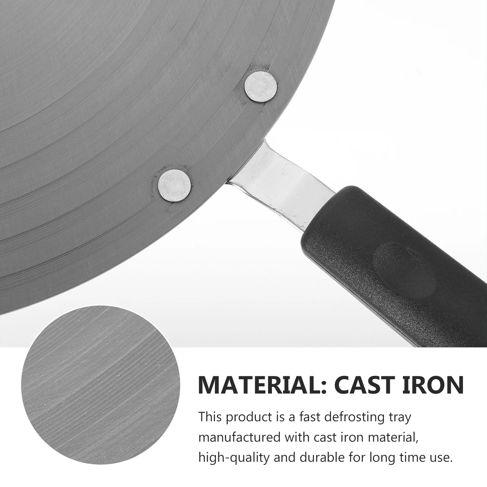 

1 pc Heat Conduction Plate Black With Handle Fast Heating For Gas Stove Induction Cooker Cookware Accessory Thermal Guide Disk