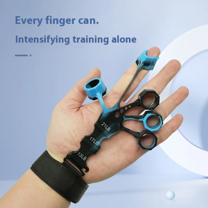 New Silicone Finger Trainer 5 Finger Wrist Stretcher Finger Strength Recovery Flexion and Extension Vein Trainer