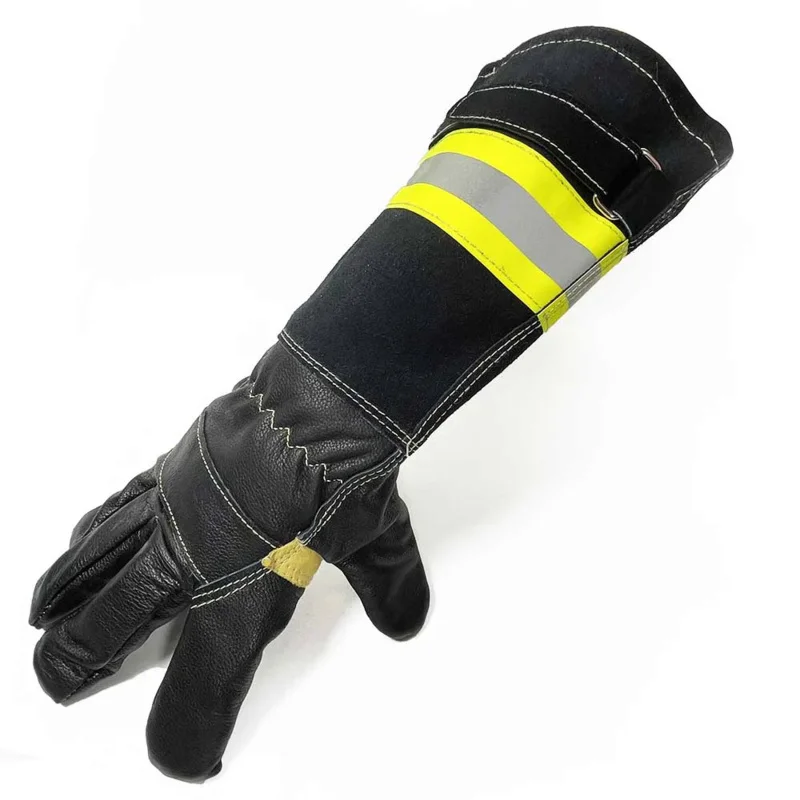 Long Type Rescue Fire Fighting Gloves Forest Fire-fighting Heat-insulating, Scald-proof and High-temperature resistant Gloves