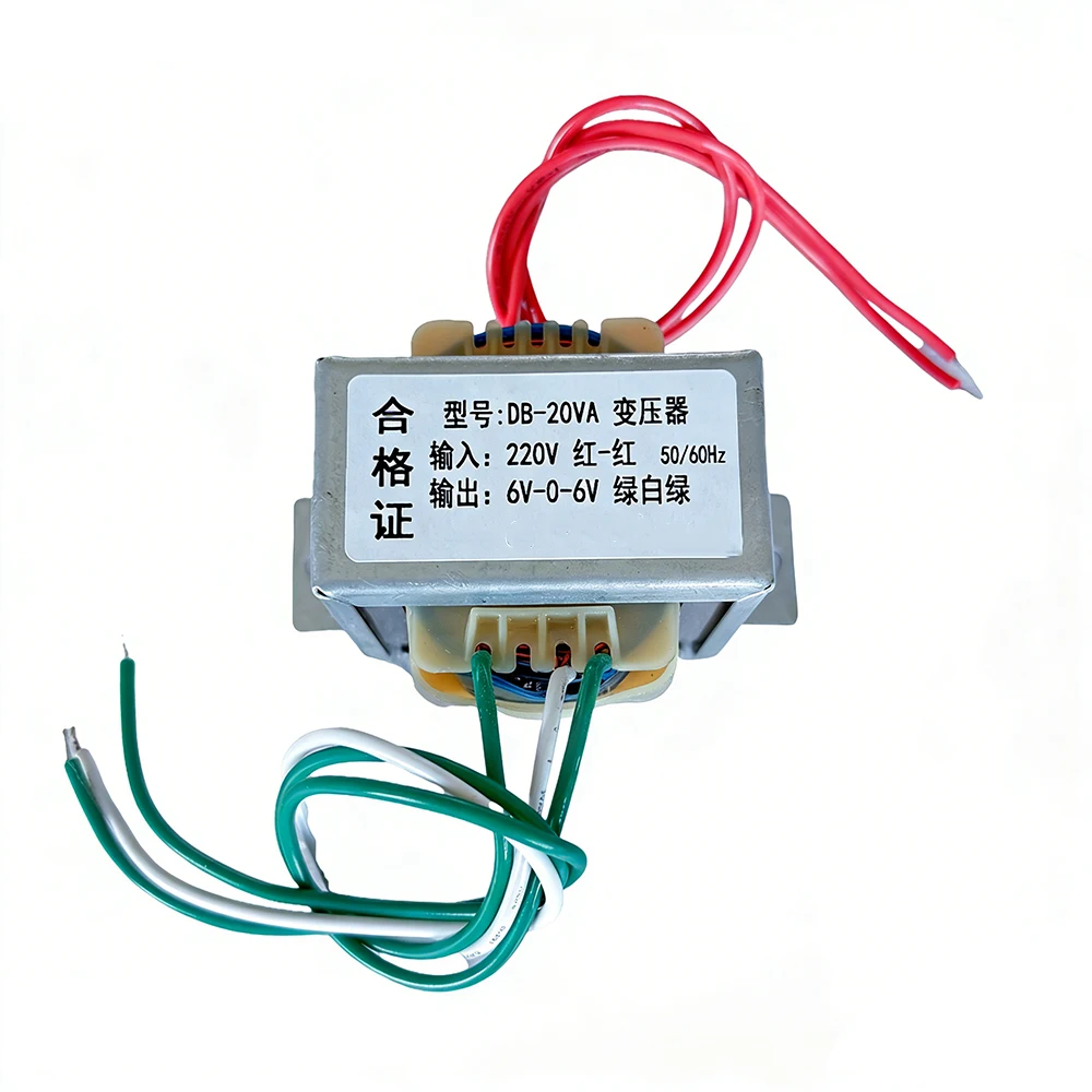 1Pcs AC Power Transformer DB-20VA 20W 220V To 6V-0-6V 9V-0-9V 12V-0-12V 15V-0-15V  24V-0-24V 50Hz-60Hz Isolation Transformer
