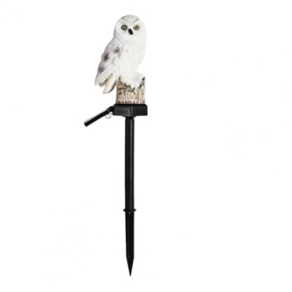 Fairy Tale Garden Decor Solar Stake Lights Resin Owl Panda Frog Garden Decor Waterproof Outdoor Landscape Lamps Fairy-tale