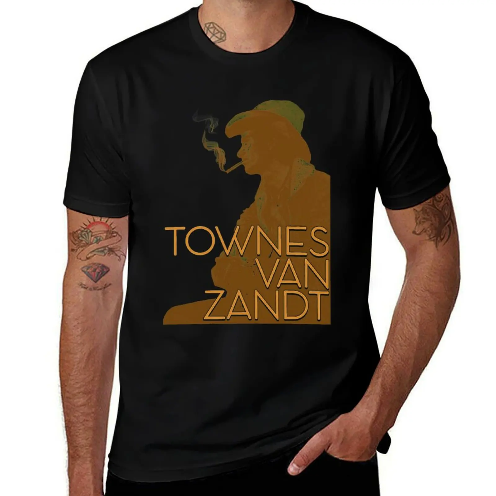 

Townes Van Zandt - Live is to Fly Retro FanArt T-Shirt quick drying cute tops affliction shirts oversized t shirts for men