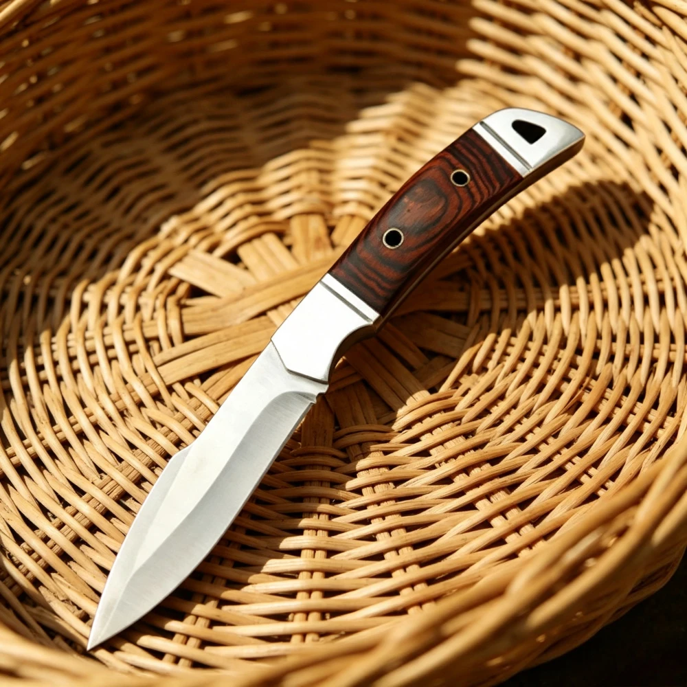 New K91 Lightweight Portable Outdoor Preferred Straight Knife with Sheath Multi-functional Camping Picnic Utility Cutting Knives