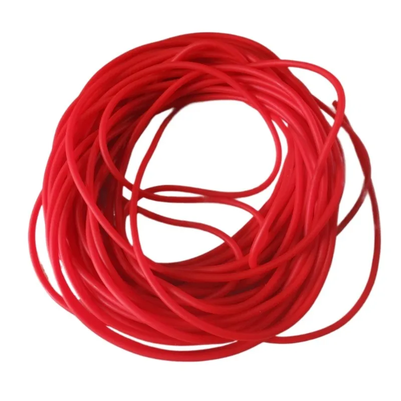 Diameter 2mm Solid Rubber Fishing Line Elastic Band Strapping Line 5M Elastic Tennis Slingshot Rope Tied Line Fishing Gear Gifts