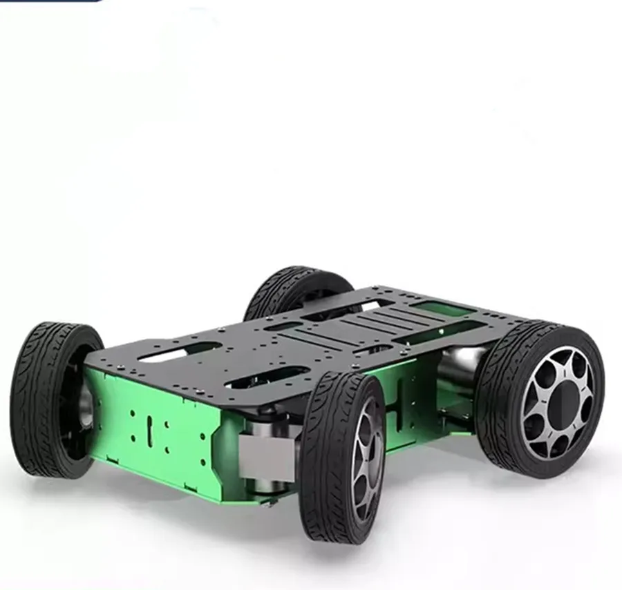 10KG Load Ackerman Robot Car ChassiS Front wheel- Steering Engine Dual Motor Drive for Arduino Robot Education