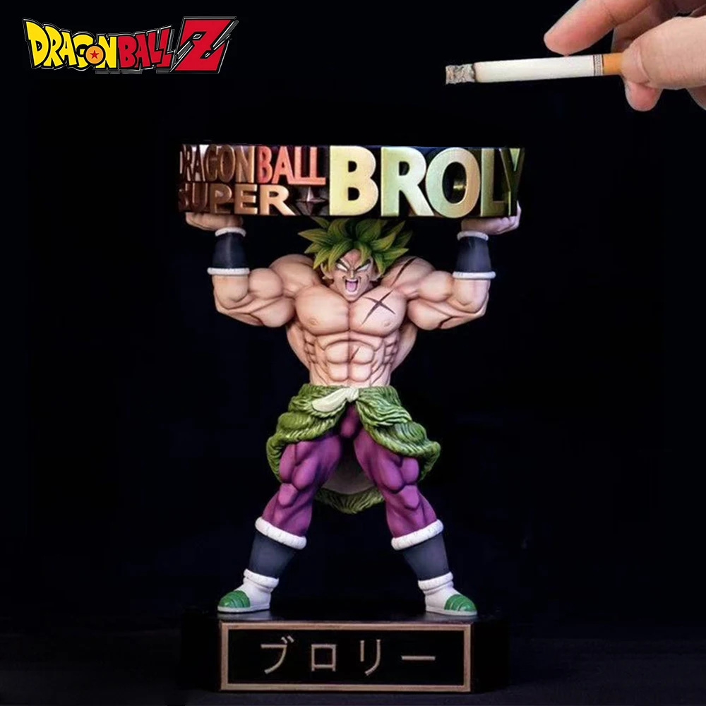 

14,5 см/5,71 дюйма аниме Dragon Ball Z фигурка пепельница Broli фигурки ПВХ статуя настольный орнамент коллекция модель игрушки подарки