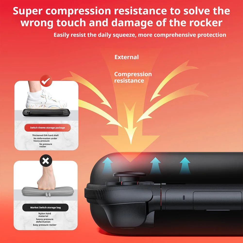 DGETG لحقيبة التخزين Switch 2 مع 10 طبقة تخزين بطاقة SD مقاومة للسقوط والغبار حقيبة حماية ثلاثية مستديرة لمجموعة NS2 #5