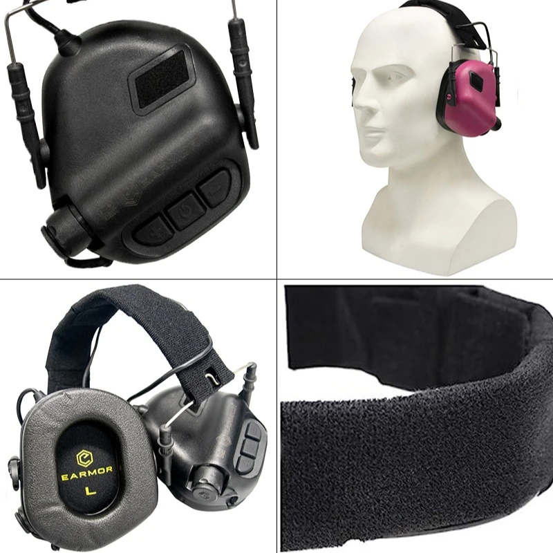 Tactical Headset M31 Noise Canceling Earmuffs Military Anti-Noisy Electron Shooting Earphone NRR 22dB Military Noise Canceling