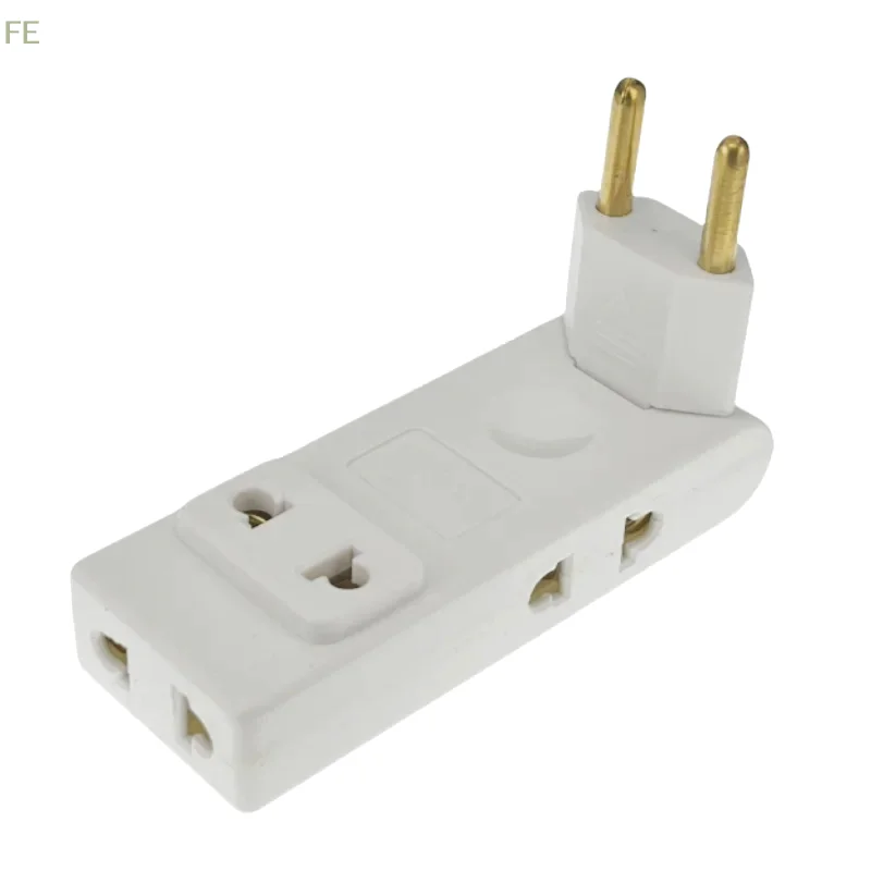 [FE] 4 In 1 Wall Outlet Extension EU Electrical Socket 180 Degree Plug Adapter Travel Aadapter Portable Power Converter