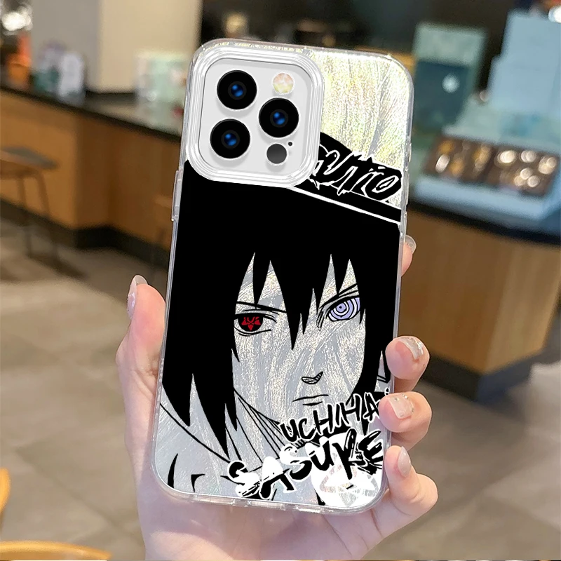 Funda de teléfono de Anime n-naruto Uzumakis, cubierta protectora mate a prueba de golpes para iPhone 16, 15, 14, 13, 12, 11, 8, 7, 6 Pro Max Plus, XS, XR