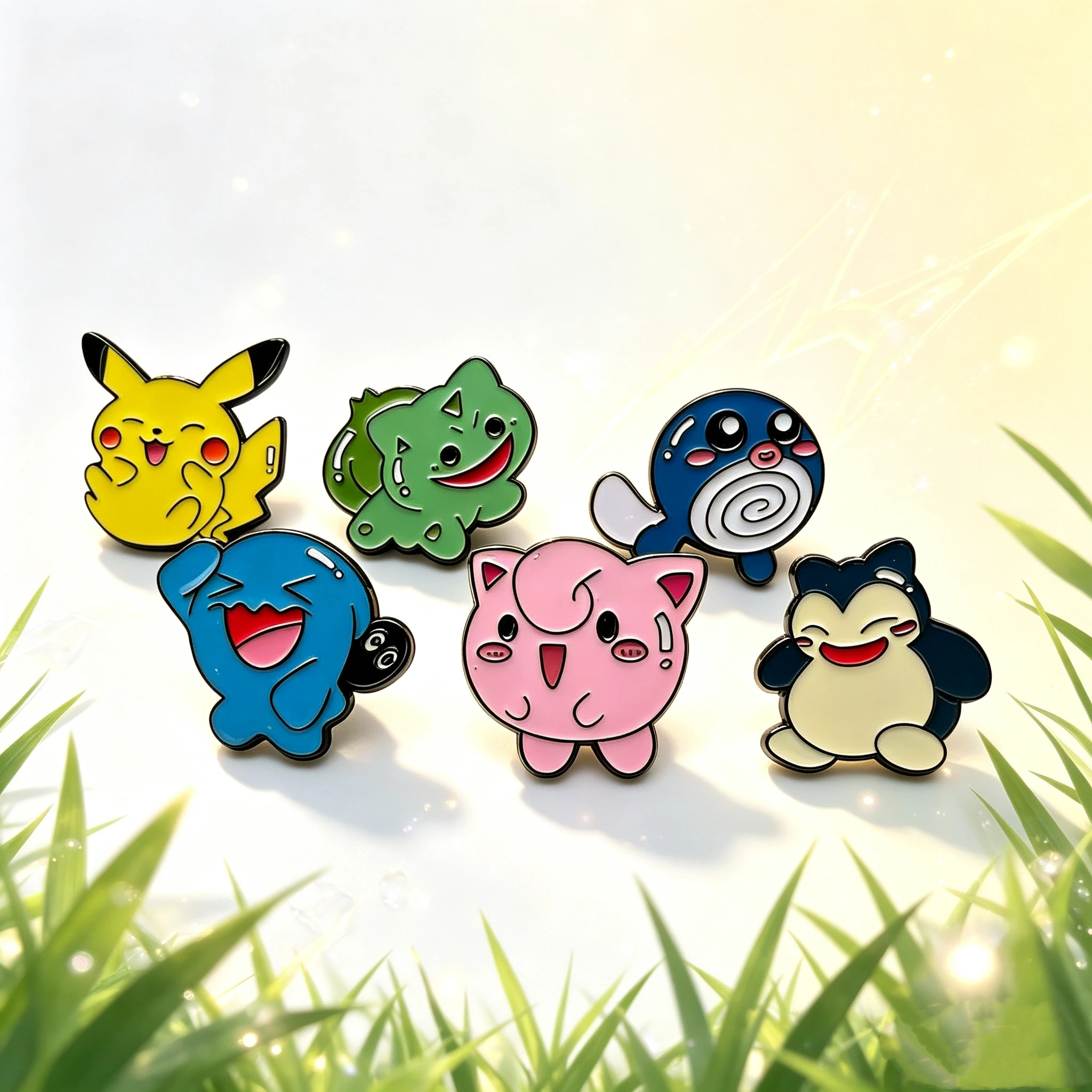 6 Pieces Colorful Cartoon Lapel Pins Durable Alloy Brooch, DIY Decor For Jacket Backpack, Nice Present For Teen Collectors