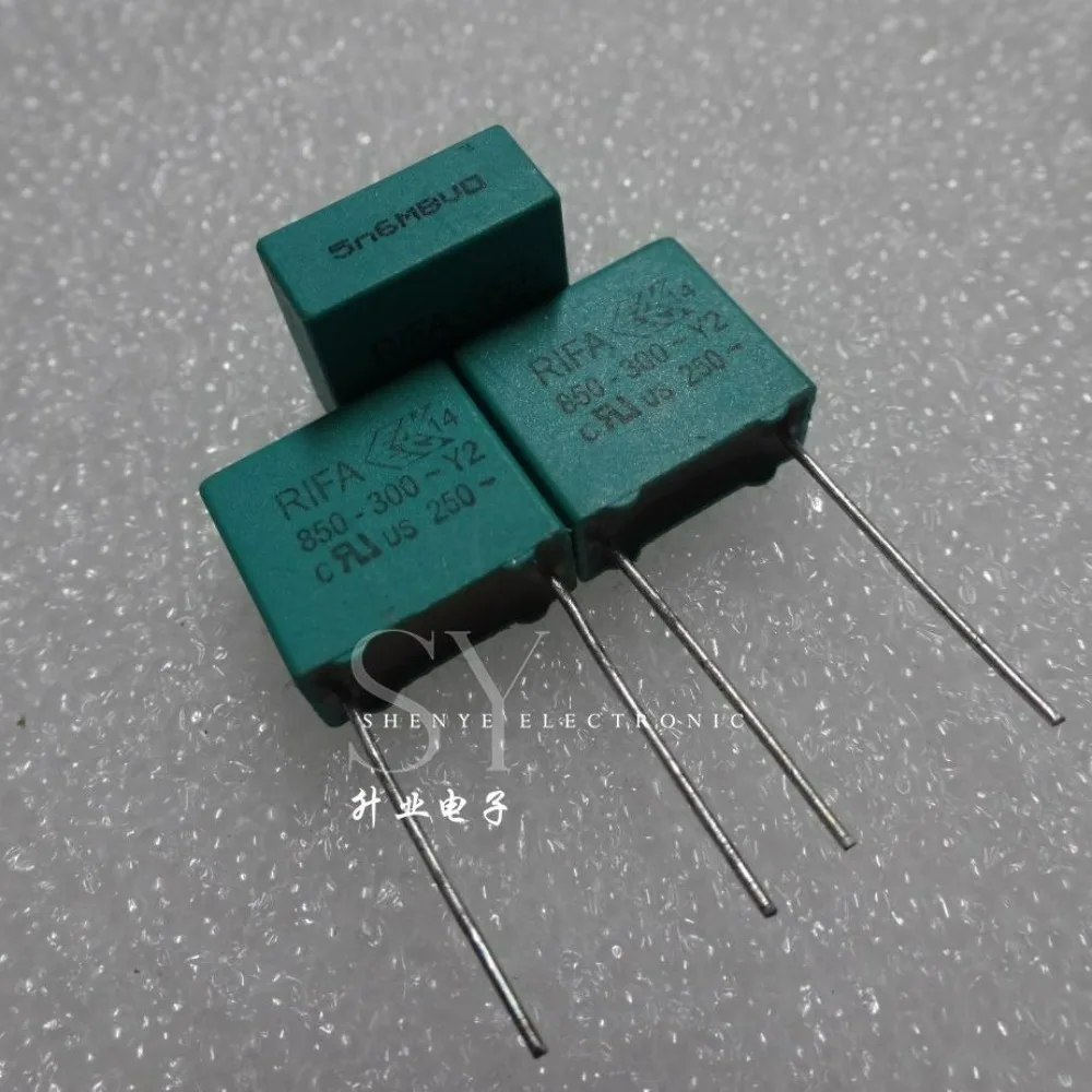 

10PCS RIFA PHE850 0.0056uf/300vAC 5n6 5.6nf 5600pf 562 Brand New 10mm Film Capacitor