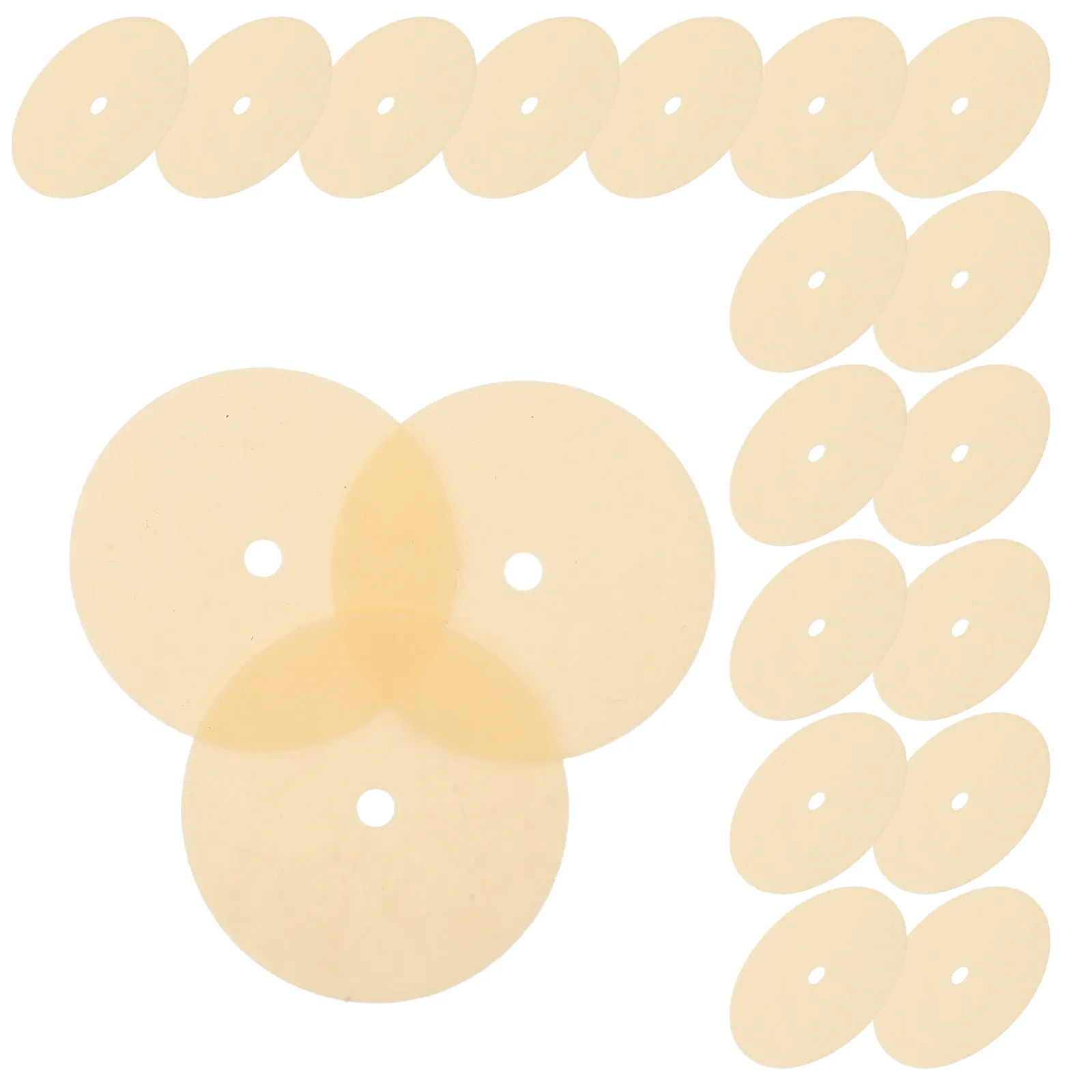 20Pcs Full Face Respirators Inhalation Valve Gasket Replacements Silicone Seal Leak Proof Valve Pads for Dust Mist Hazard