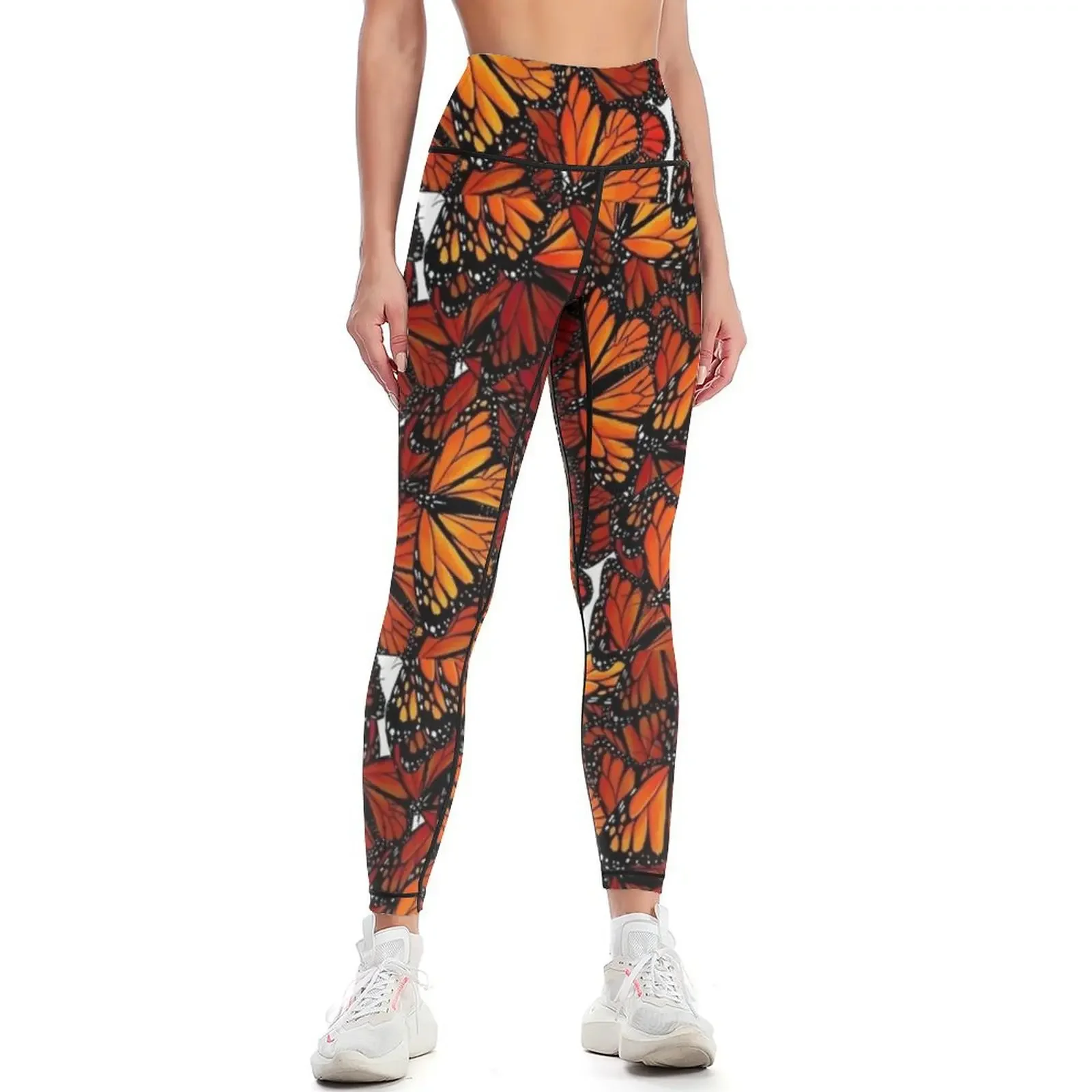 

Effie Trinket Monarch Butterfly Dress Leggings Fitness's gym clothes gym's sportswear Tight fitting woman Womens Leggings