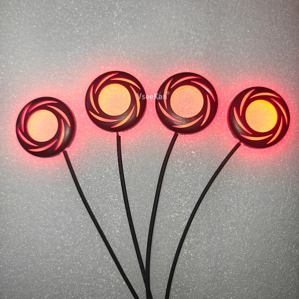 

Symphony RGB Horn Tweeter Ambient Light Universal Car Interior Atmosphere Lamps Audio Hood DSmall car tweeter LED ambient light