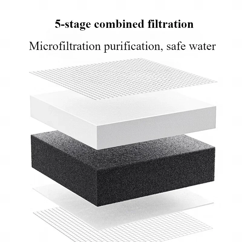 Xiaomi Mijia Faucet Water Purifier 2 Faucet Percolator Water Filter Activated Carbon Filteration Device Frosted Quick Install