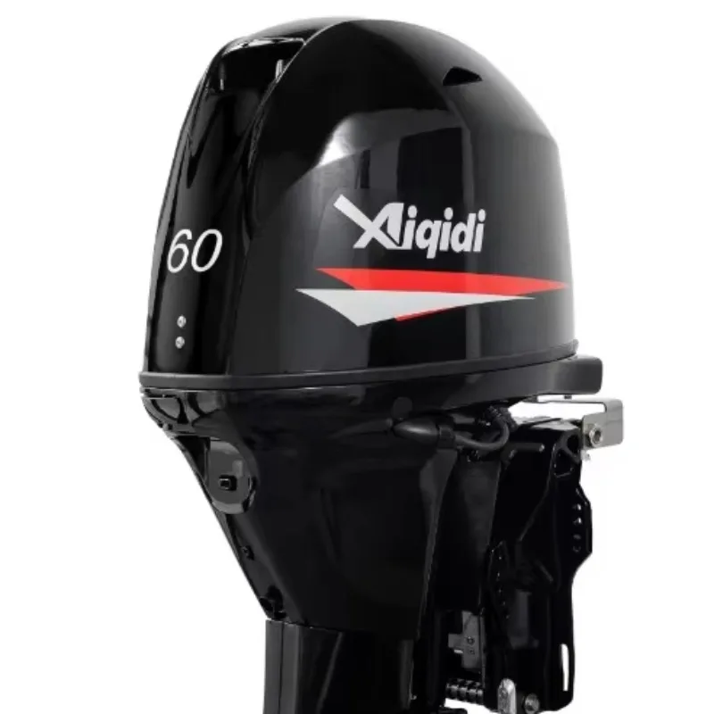 F60 AIQIDI Outboard Motor Black and Gray Color Remote Control Long Shaft
