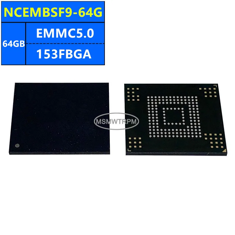 NCEMBSF9-64G EMMC5.0 64 ГБ 169FBGA чип памяти IC электронные компоненты новый оригинальный