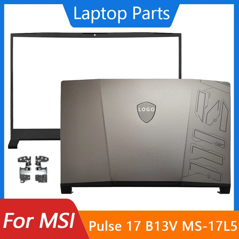 New For MSI Pulse 17 B13V MS-17L5 LCD Back Cover/Front Bezel/Hinges Laptop Shell