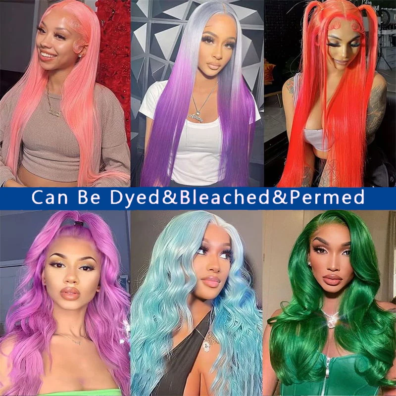 Honey Blonde 613 Lace Front Human Hair Wig Straight 13x4 Lace Frontal Wigs Human Hair Brazilian Hair 200% Density Colored Wigs