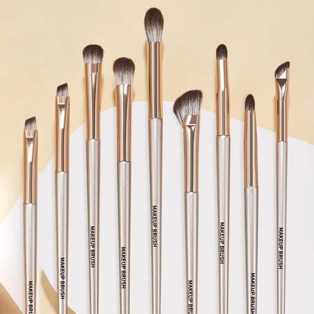 8Pcs Tragbare Make-Up-Tool Lidschatten Pinsel Set Gesicht Bronzer Kosmetik Make-Up Pinsel Kit Kontur 8PCS Liner brow Pinsel Dame