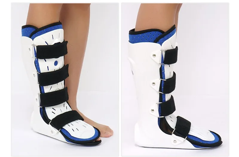 Hot Sale Orthopedic Physiotherapy Equipment Air Cast Walking Boot Cam Walker Boots for Ankle Sprain Fracture