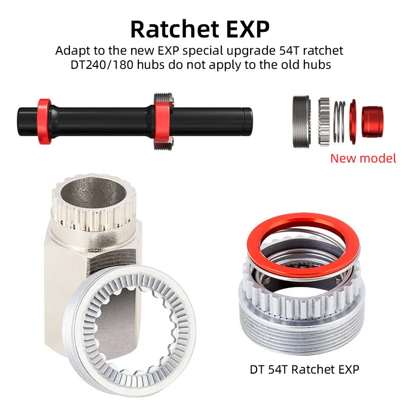 TOOPRE for DT Swiss EXP Ratchet Freehub Repair Tool Installation Removal Tool For 240/180 DT Hub Wheel Set Replacement Sleeve