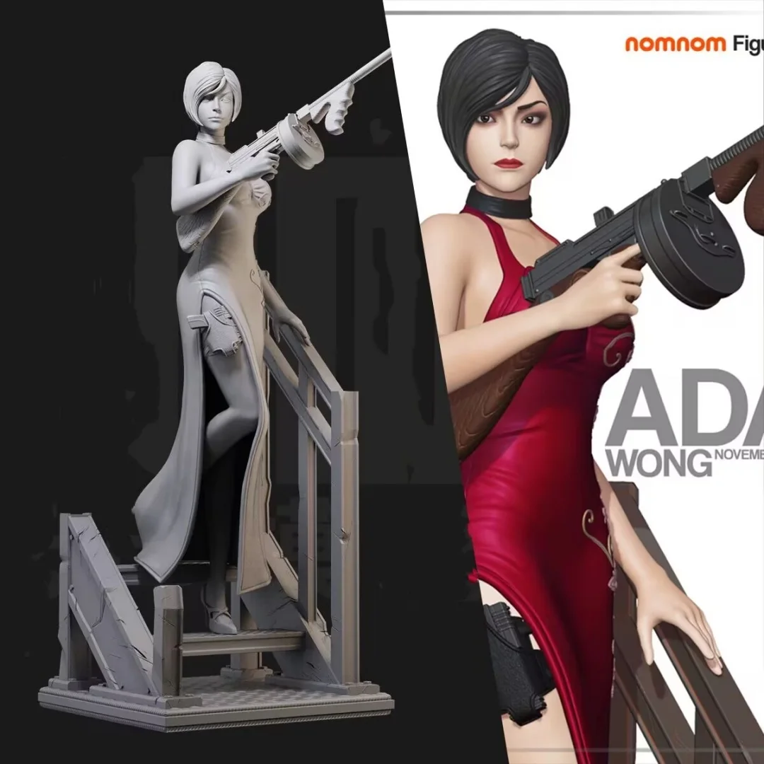 

1/24 Scale Resin Figure Assemble Model Kit Ada Wong with a Gun Unassembled Unpainted 3D printing toy