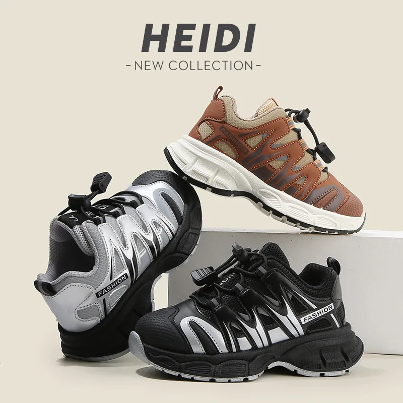 

Spring Autumn Children Sport Shoes Boys GirlsOld Dad Shoes Baby Lightweight Running Shoes Soft Sole Ventilate Neutral Fashion