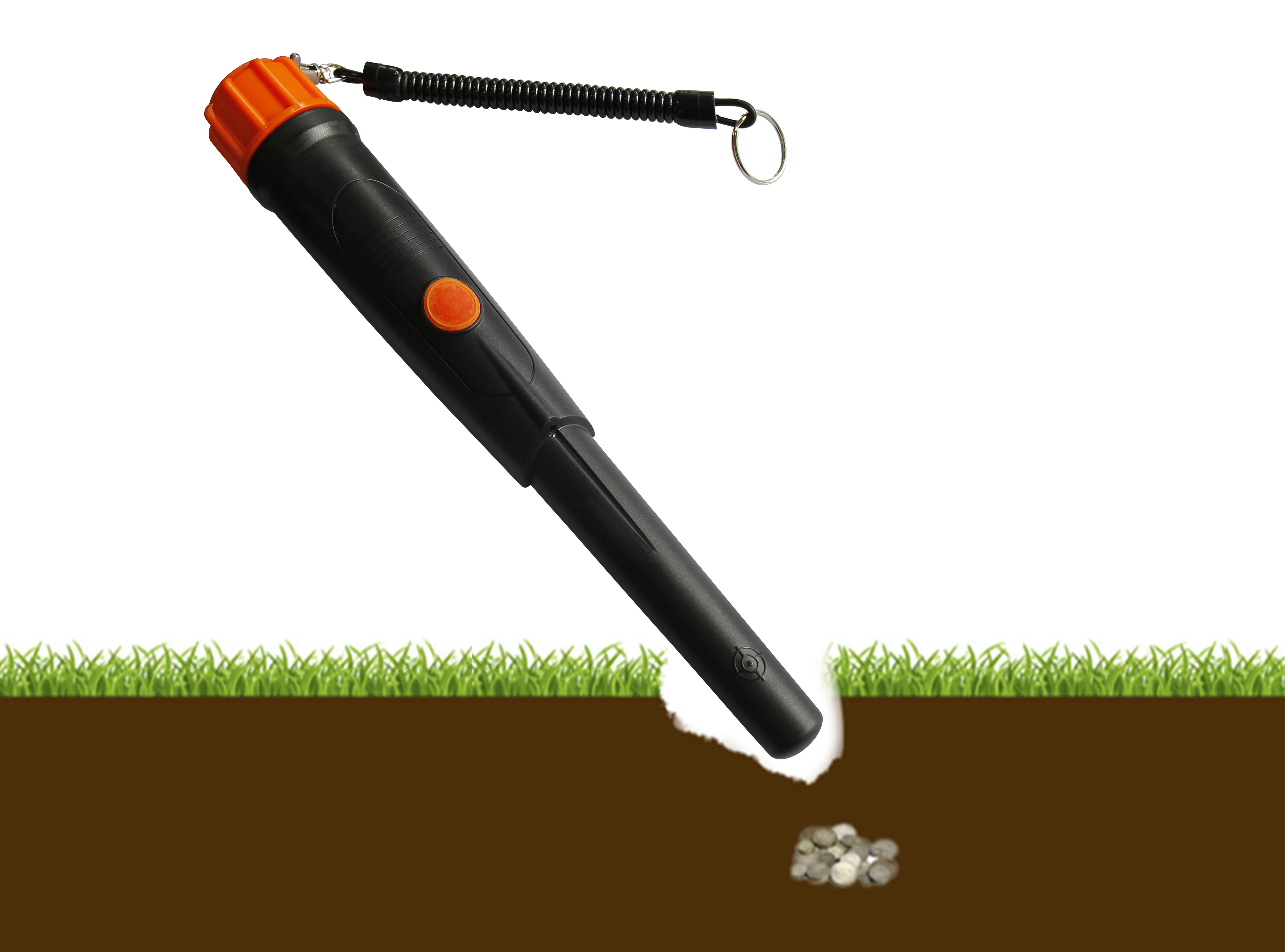MD-720 totalmente impermeable IP68 Detector De Metales con puntero De mano Detector De Metales subacuático 30 metros bajo el agua
