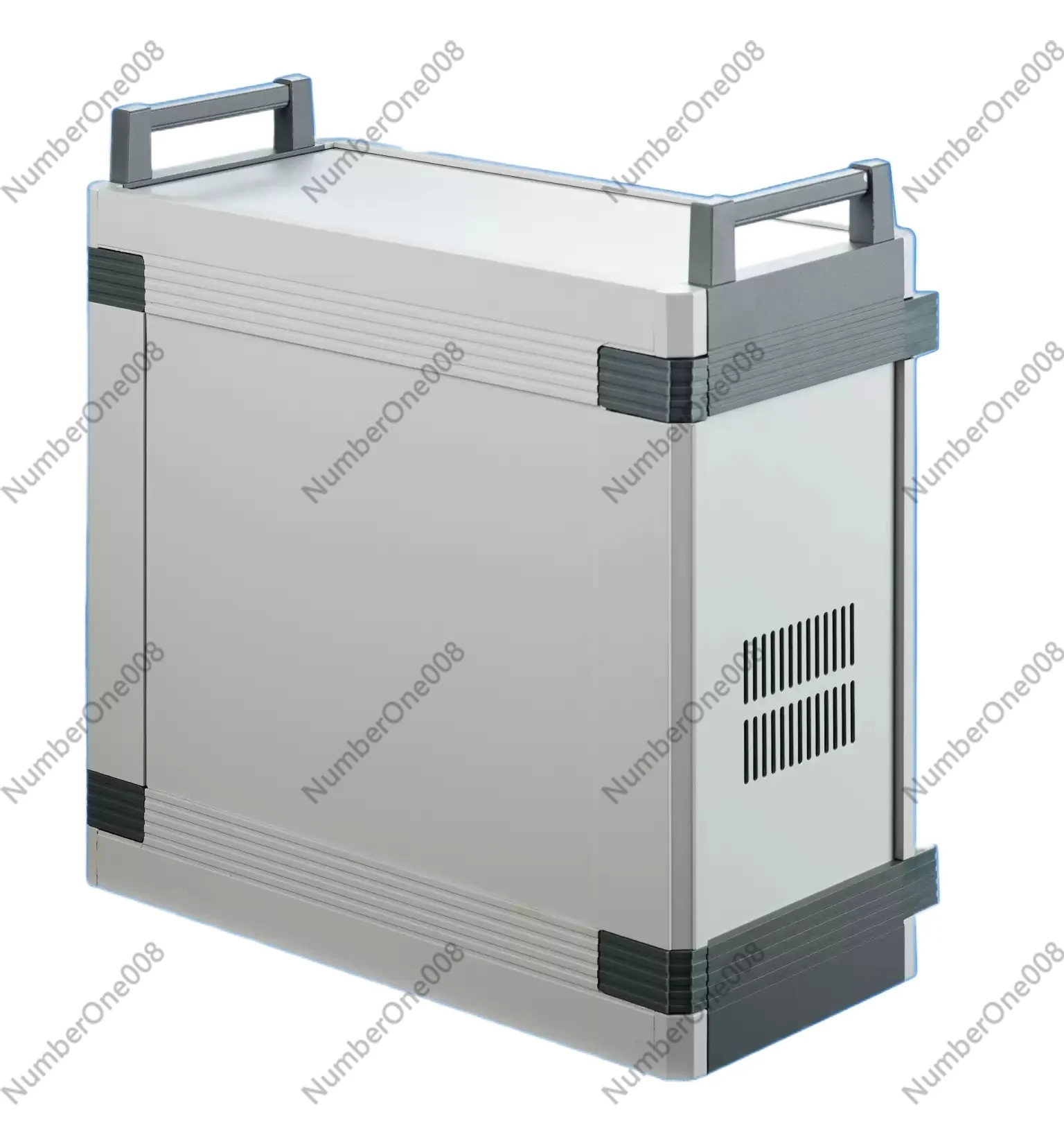 Aluminum alloy power supply shell outer box instrument shell frame custom DIY all-aluminum desktop control chassis