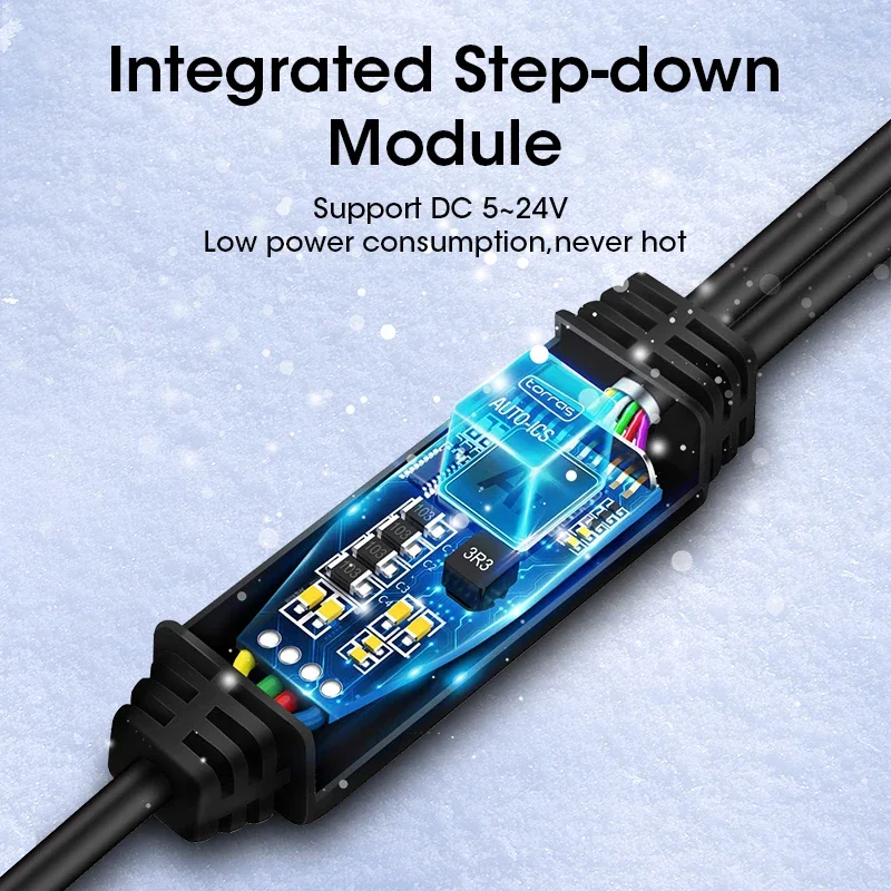 JMCQ Car Camera AHD/CVBS 5V - 24V 170° Vehicle Reverse View Camera Night Vision IP68 Waterproof Universal Fisheye Lens