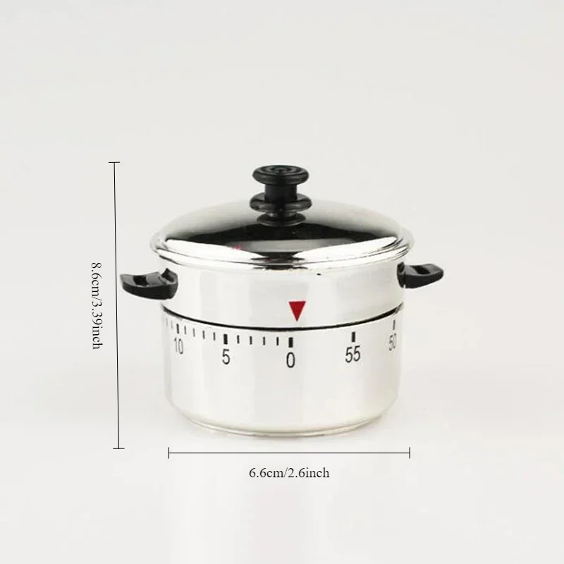 مؤقت المطبخ الخاص المنزلي لمدة 60 دقيقة، أداة منزلية للعد التنازلي للطبخ الميكانيكي