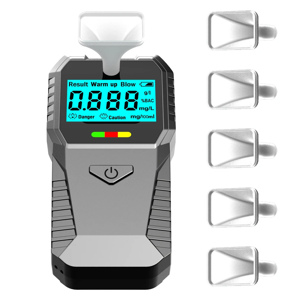 

For Personal Portable Alcohol Breathalyzer with Accurate 0 00 0 19 BAC Measurement and Compact Size for Easy Carry