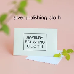 50 Pieces Of Mini Cute Packaging Silver Polishing Cloth 7 * 10Cm Gold And Silver Jewelry Polishing Cloth Polishing Cloth