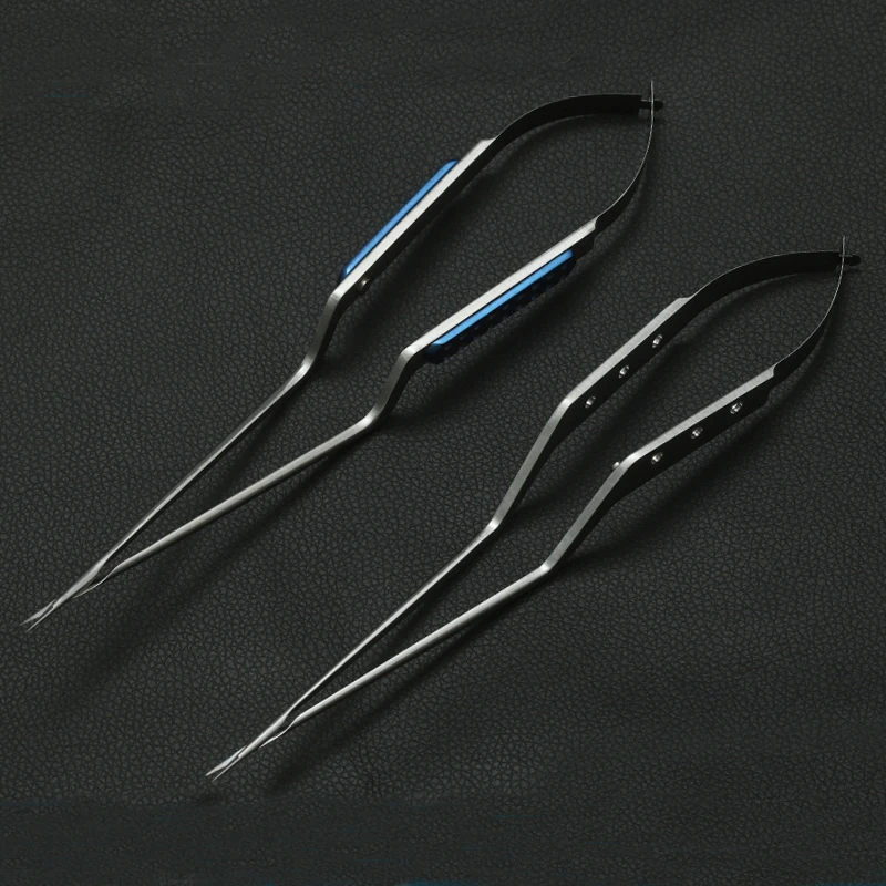 Stainless steel gun-shaped scissors tool extracerebral neurosurgery fine spring type tissue scissors ophthalmic scissors