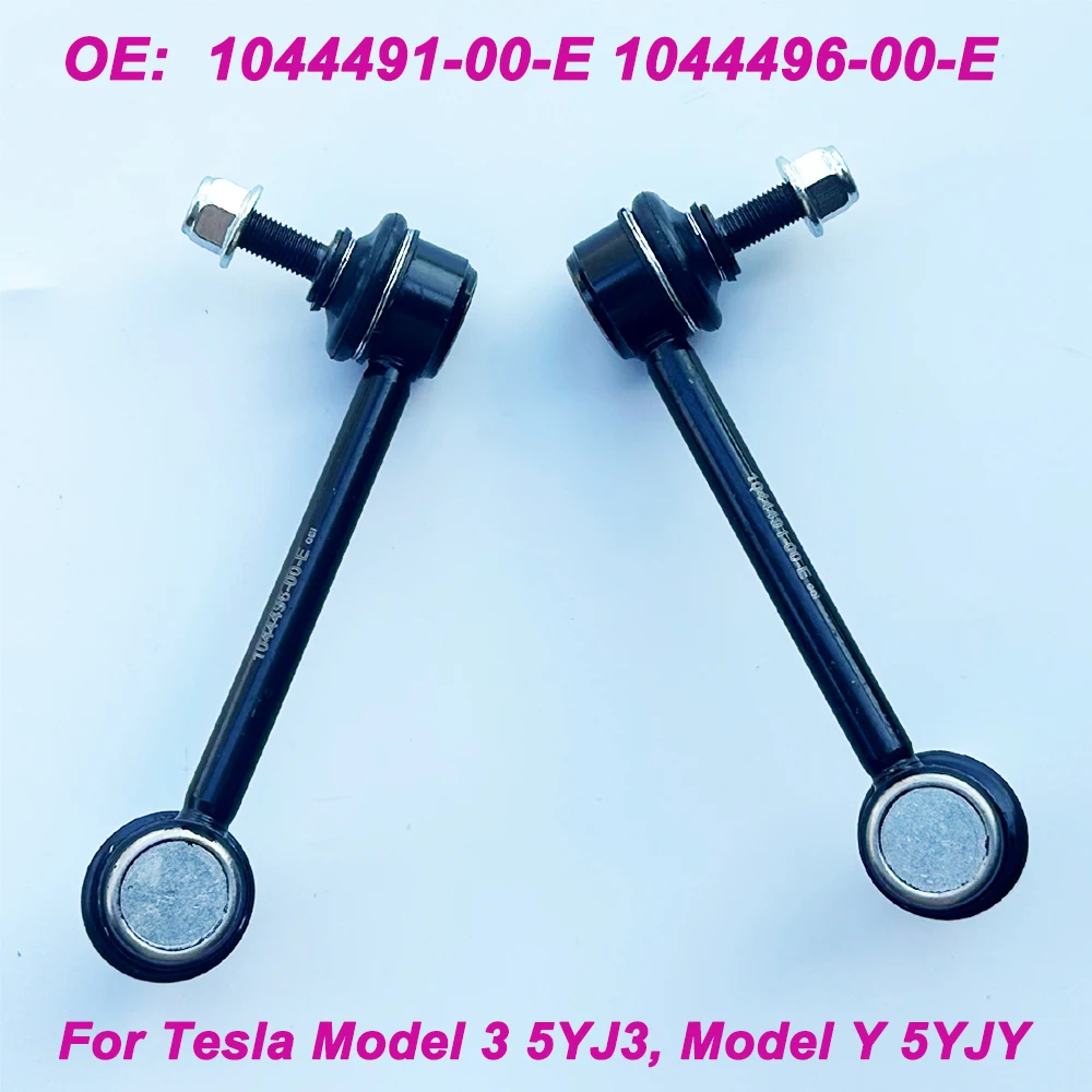 

2Pcs For Model 3 Model Y 5YJY Rear Axle Sway Bar End Stabilizer Link Ball Joint 1044491-00-E 1044496-00-E 104449100E 104449600E