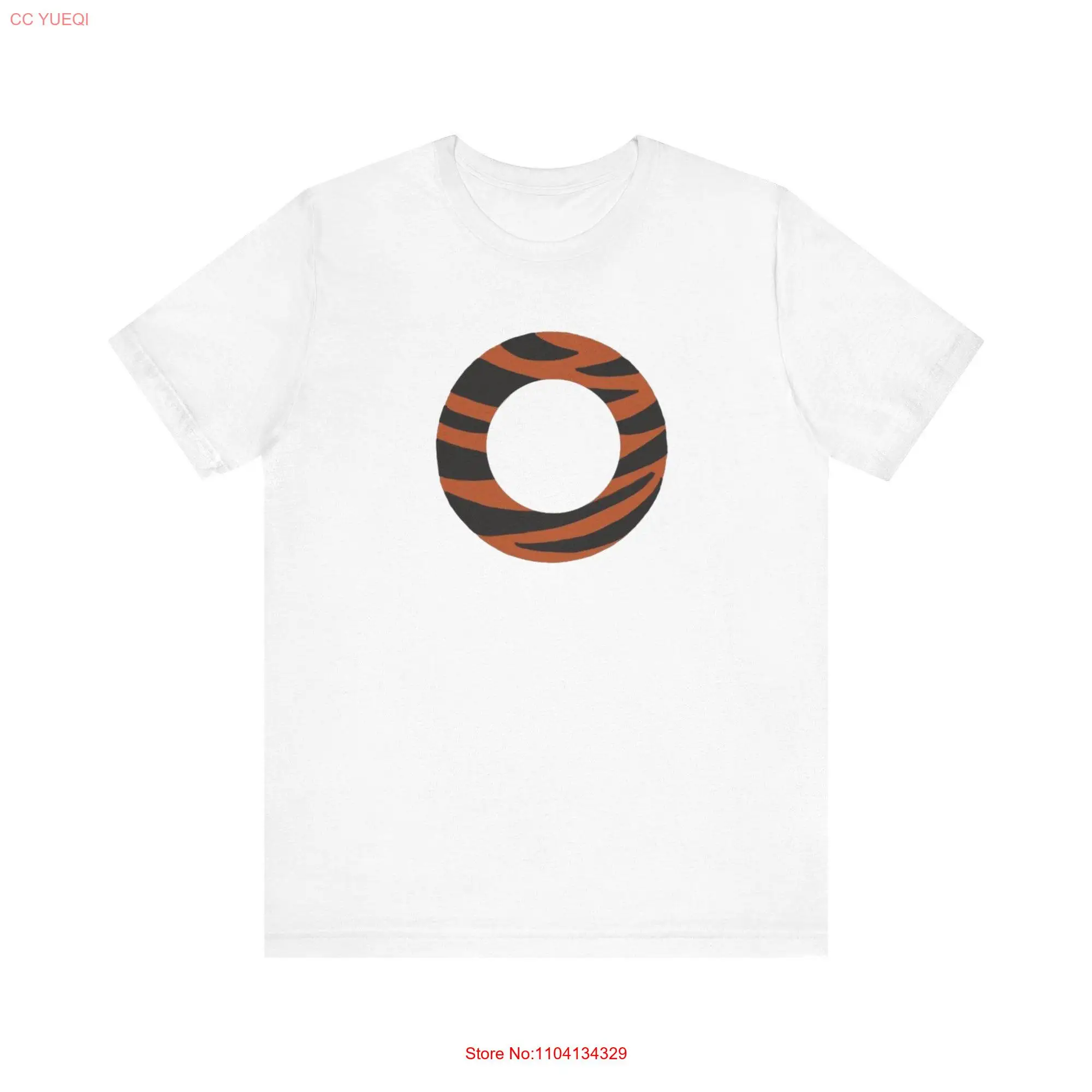 Phish Bengals Stripe Donut Hand Drawn Original Art Jersey  T Shirt long or short sleeves