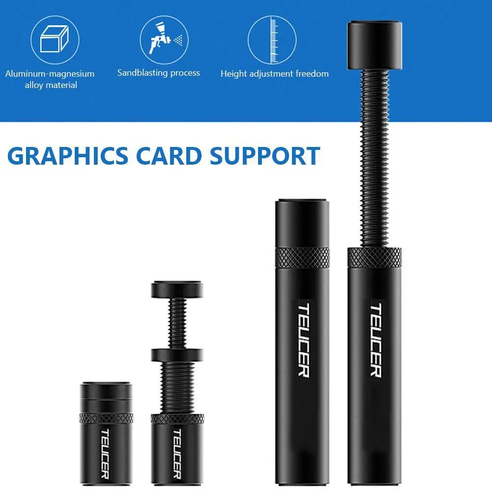 

Vertical Card Holder Stand Telescopic Magnetic Graphics Card Support Jack Telescopic Rotary Magnetic Suction