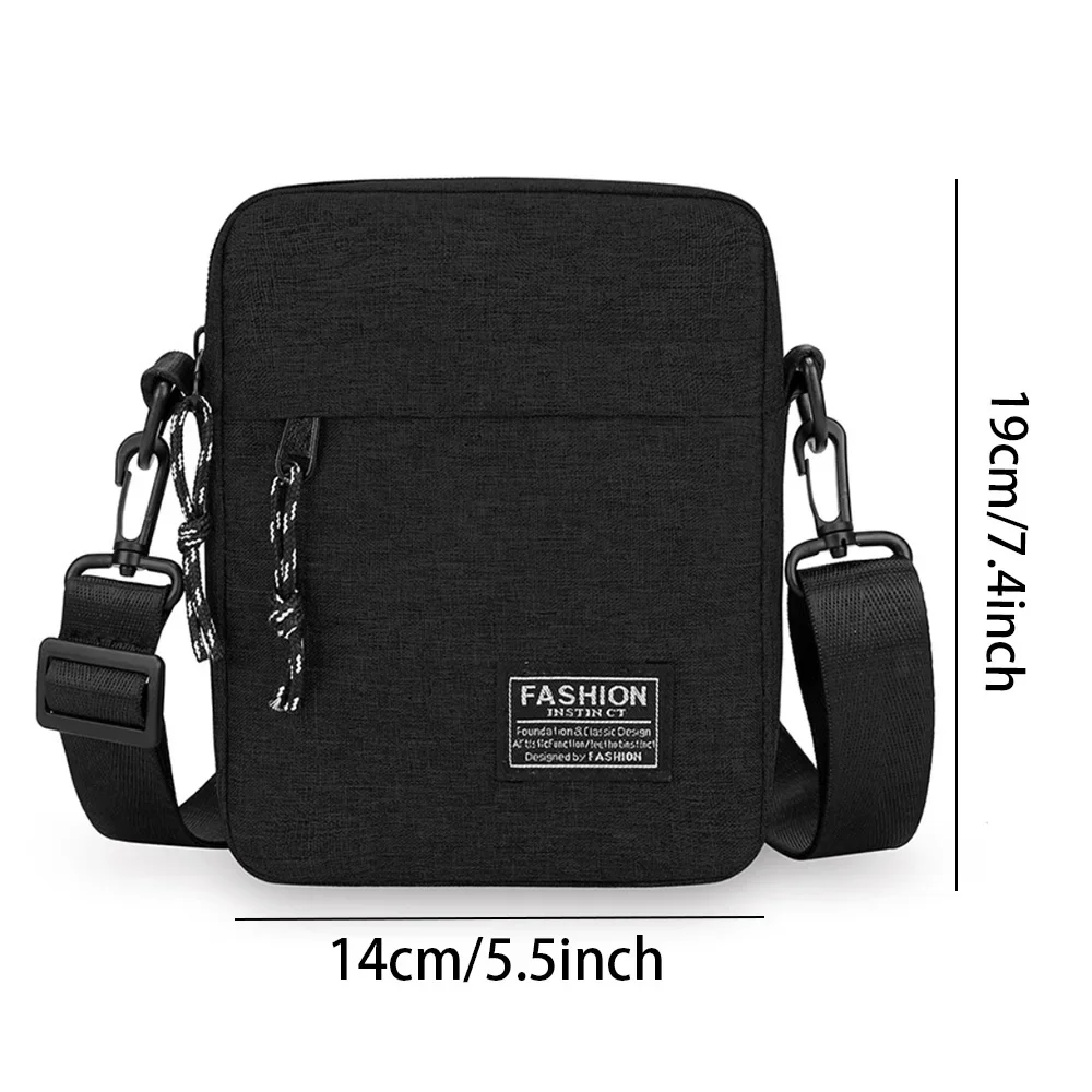 Men's Satchel Women's Bag Fashion Oxford Cloth Casual Diagonal Crossover Hand Machine Small Square Bag Handbags Luggage Bags image 6