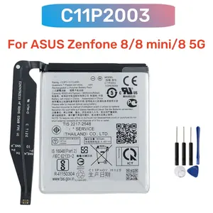 Bilashmart C11P2003 Replacement Battery 4000mAh ASUS Zenfone 8 8 mini 8 5G Batteries +Tools