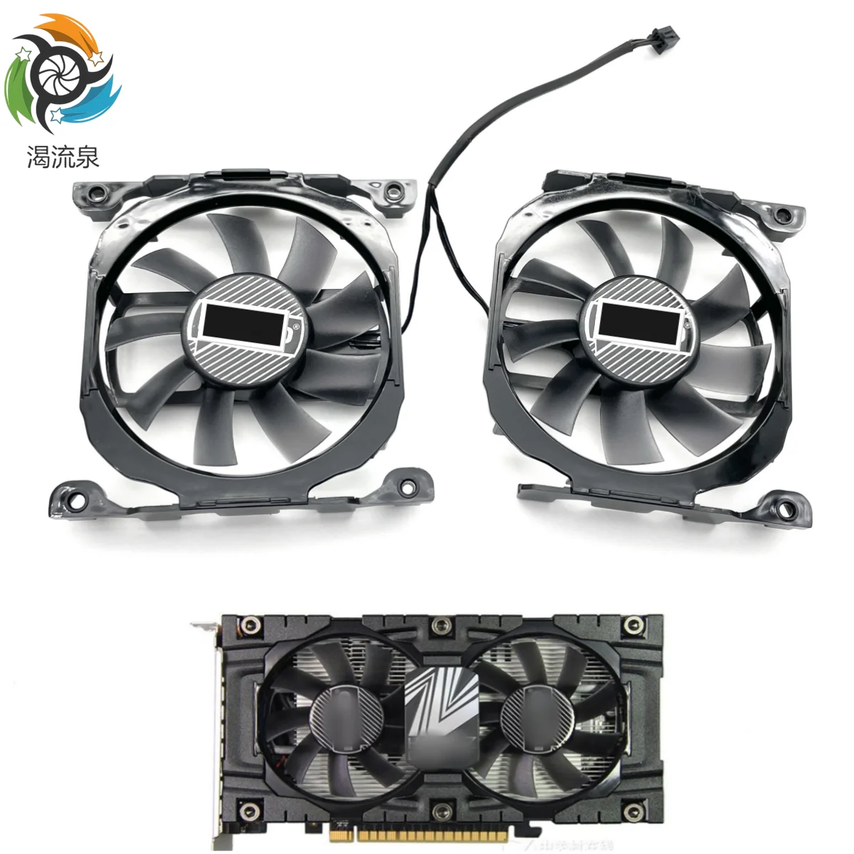 

L1968015PWM-4P 12V 0.40A CF-12815B GTX660 GTX760 For INNO3D GEFORCE GTX 650TI 660Ti 670 660 X2 Graphics Card Cooler Cooling Fan