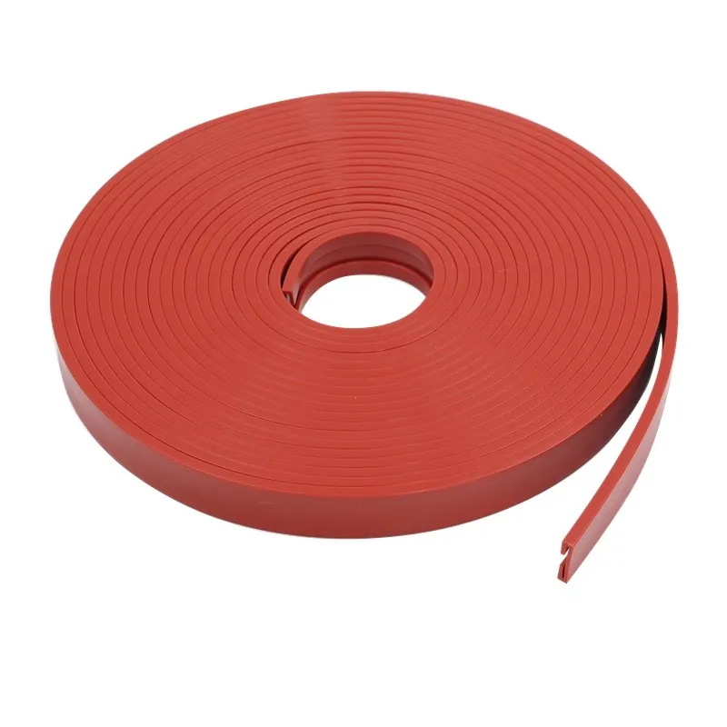 1M Universal Wear-Resistant U-Shaped Groove Sealing Strip Durable Shock-Absorbing Anti-Aging Rubber Pad for Water Tank Fixation