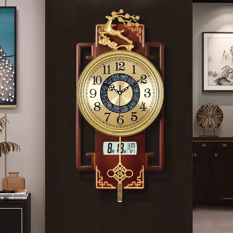 Factory Direct 2026 Luxury Living Room Wall Clocks Modern Aesthetic Living Room Fashion Wall Watch Xenomorph Chinese Style Reloj