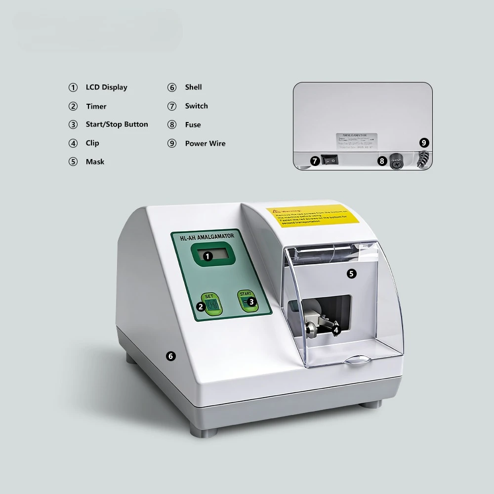 SYJH Digital Dental Lab Stirrer Blending Mixer Blending Speed ≥4200rpm  Amalgam Digital Amalgamator 110/220V Dental Equipment - Image 2
