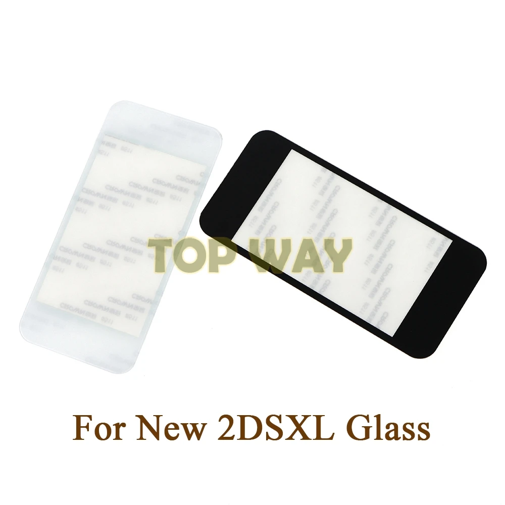 10PCS Glass Mirror Replacement Plastic Top Upper Screen Protector Front LCD Cover Lens For New 2DS XL LL 2DSLL 2DSXL